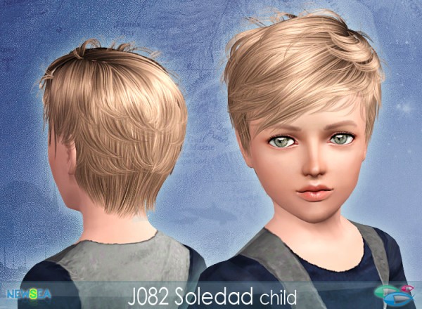 JO 82 Soledad  Tomboy haircut by NewSea  Sims 3 Hairs