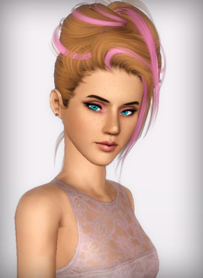 Newsea S Crazy Love Hairstyle Retextured By Forever And Always Sims