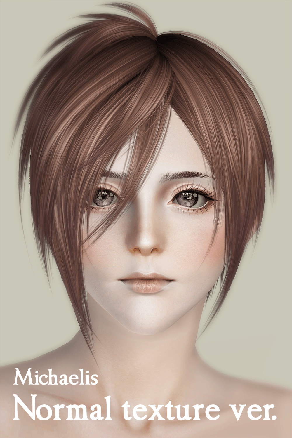 Michaelis Chopped Hairstyle By Kewai Dou Sims Hairs