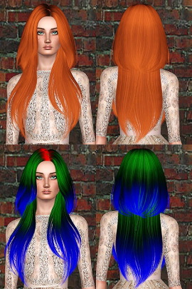 Skysims Hairstyle Retextured By Chantel Sims Sims Hairs