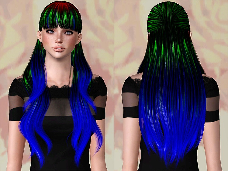 Nightcrawler Let Loose Hairstyle Retextured By Chantel Sims Sims Hairs