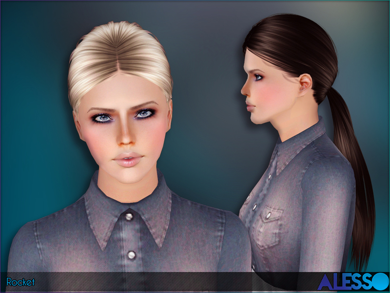 Rocket Hairstyle For TS 3 By Alesso By The Sims Resource Sims 3 Hairs