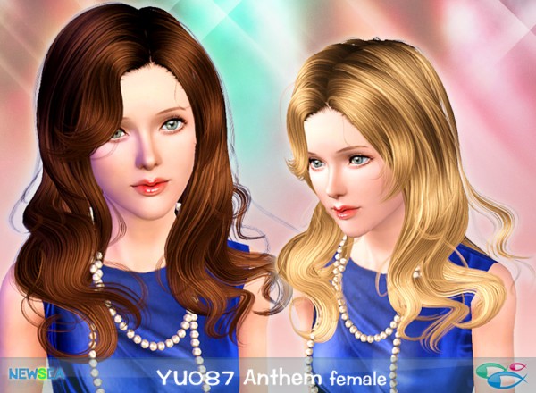 YU 087 Anthem   shiny waves by NewSea  for Sims 3
