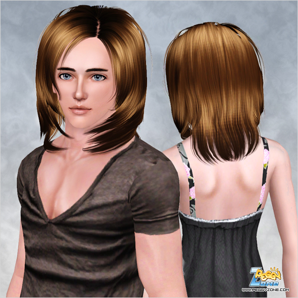 Below chin bob hairstyle ID 493 by Peggy Zone for Sims 3