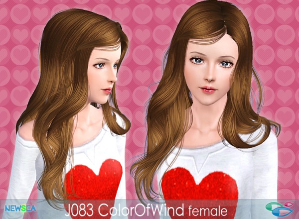 JO 83 Color of Wind   Love hair by NewSea for Sims 3