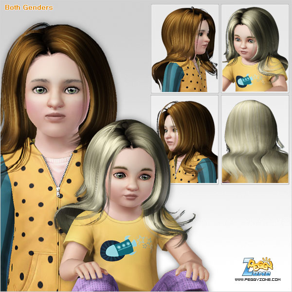 Voluminous hairstyle ID 202 by Peggy Zone for Sims 3