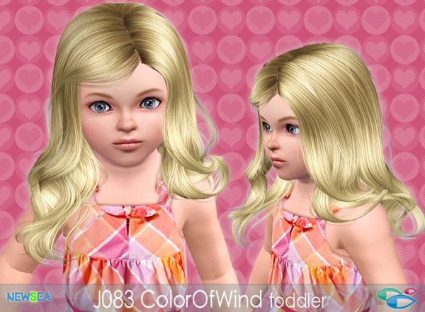 JO 83 Color of Wind   Love hair by NewSea for Sims 3