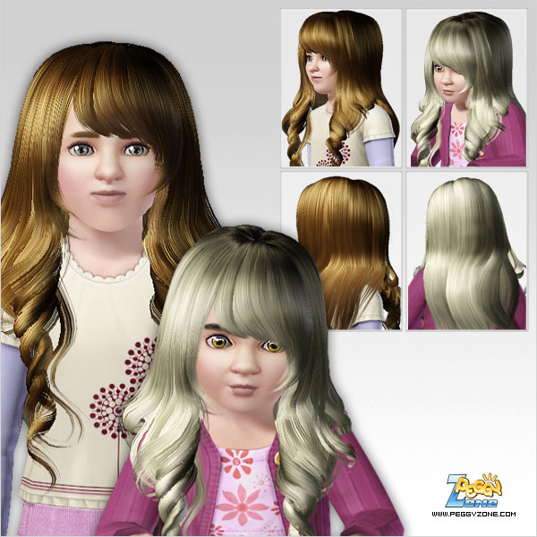  Twisted peaks haistyle ID 212 by Peggy Zone  for Sims 3