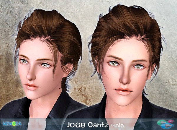 JO 68 Gantz - Choppy Hair by Juice at NewSea - Sims 3 Hairs