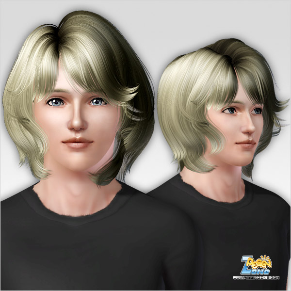 Chin lenght hairstyle ID 085 by Peggy Zone for Sims 3