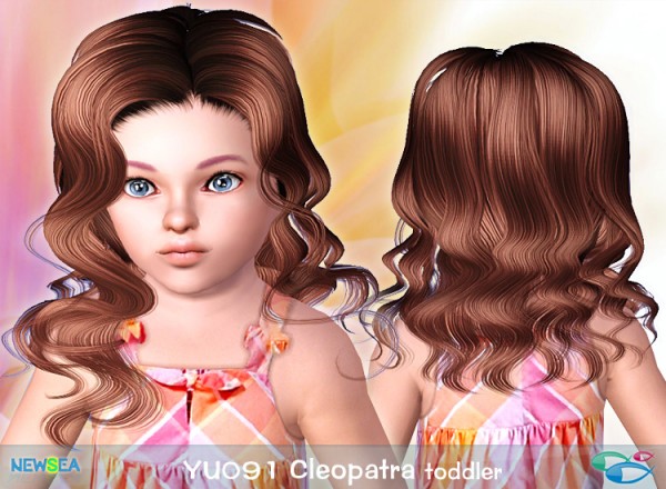 YU 091 Cleopatra   bendy hair by NewSea for Sims 3