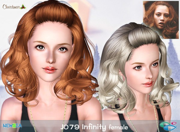 JO 70 Infinity    curls with bangs caught by NewSea for Sims 3