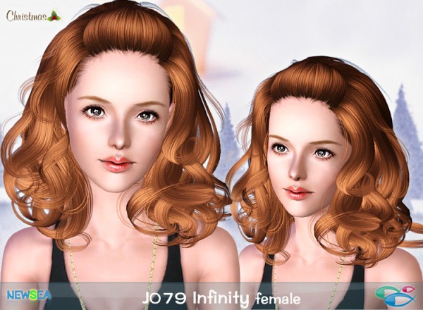 JO 70 Infinity    curls with bangs caught by NewSea for Sims 3