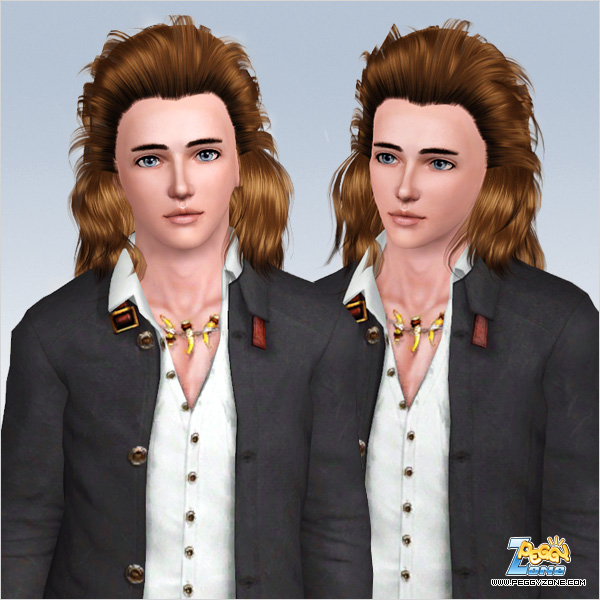ID 801- Lion style with dimensional waves by PeggyZone - Sims 3 Hairs