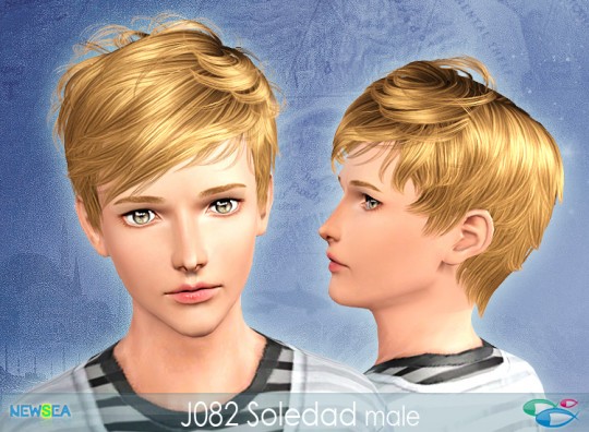 JO 82 Soledad - Tomboy haircut by NewSea - Sims 3 Hairs
