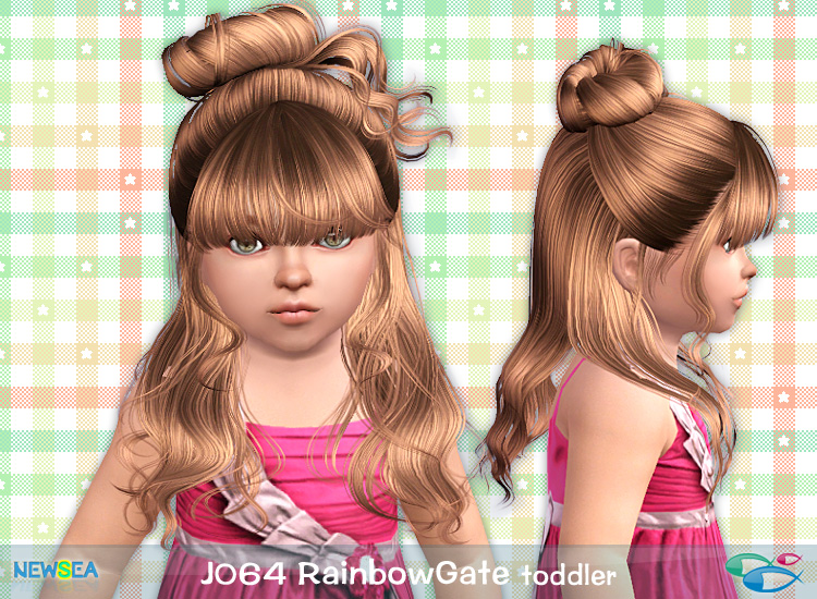 Jo 64 Rainbow Gate - Hair caught half a bun on top of head by Juice ...