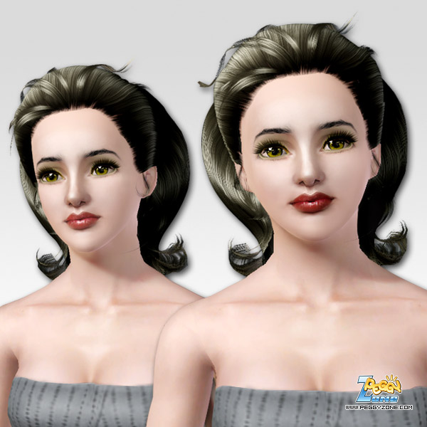 Retro ladies hairstyle ID 81 by Peggy Zone for Sims 3