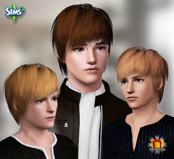 Modern haircut for boys   Hair 01 by Raonjena for Sims 3