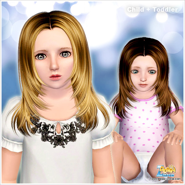 Face framing layers  haircut ID 825 by Peggy Zone for Sims 3