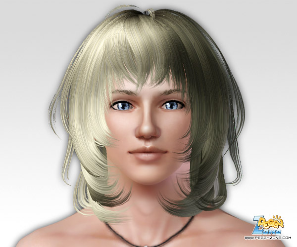 Choppy hair with bangs ID 51 by Peggy Zone for Sims 3