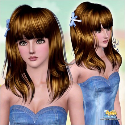 sims 4 cc hair bow