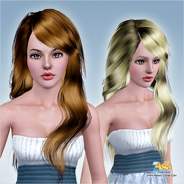 Hair on the runway ID 530 by Peggy Zone for Sims 3