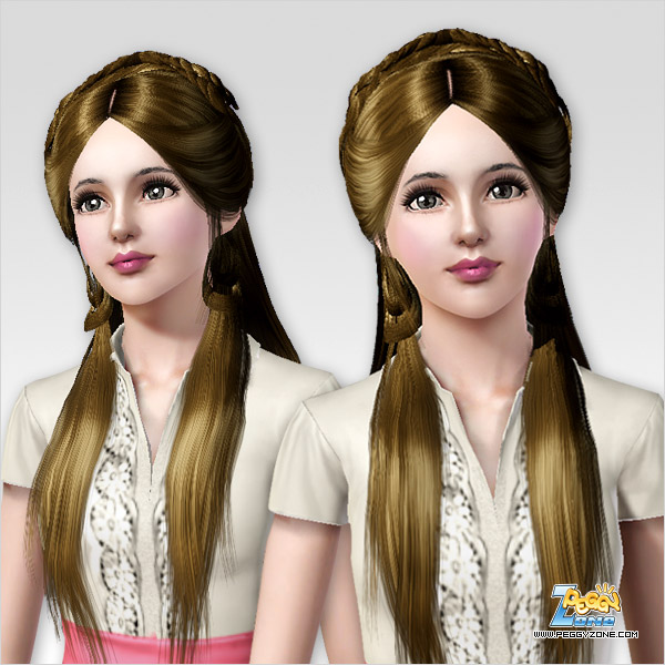 Russian hairstyle ID 198 by Peggy Zone for Sims 3