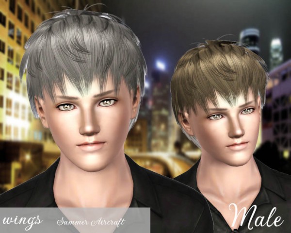Modern fringed hairstyle for boys   Summer Aircraft by Wings for Sims 3