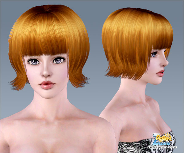 Retro bob ID 381 by Peggy Zone for Sims 3