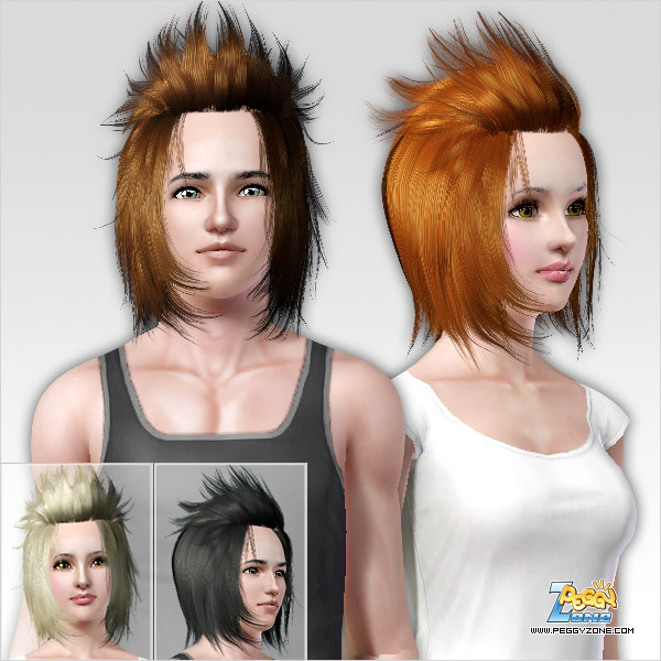 Special   Spiky haircut ID 000005 by Peggy Zone for Sims 3