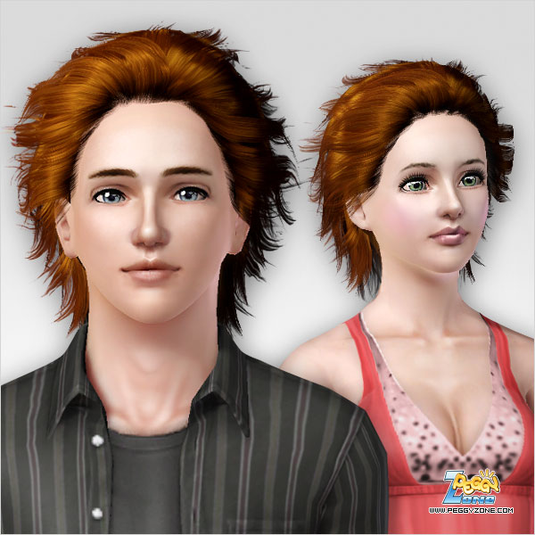 Spiny haircut ID 96 by Peggy Zone for Sims 3