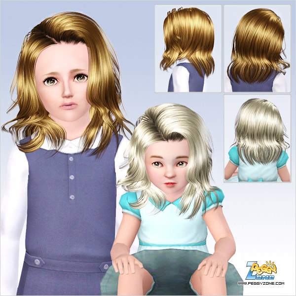 Radiant hairstyle ID 703 by Peggy ZOne for Sims 3