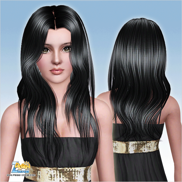 Straight Ahead Hairstyle ID 810 by Peggy Zone for Sims 3