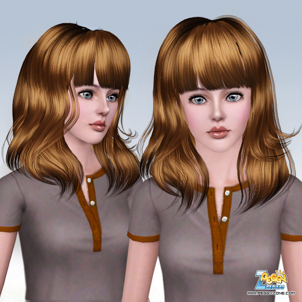 Framing hair highlights ID 491 by Peggy Zone for Sims 3