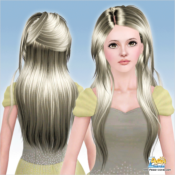Face framing highlights hairstyle ID 712 by Peggy Zone for Sims 3