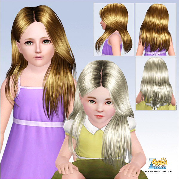 Splendid hairstyle ID 743 by Peggy Zone for Sims 3