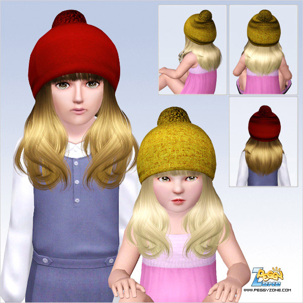 Cap hairstyle ID 613 by Peggy Zone for Sims 3