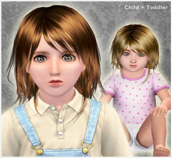 Shaggy haircut ID 887 by Peggy Zone for Sims 3