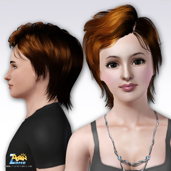 Tomboy haircut ID 63 by Peggy Zone  for Sims 3