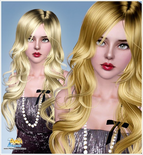 Curls framing the face hairstyle ID 765 by Peggy Zone for Sims 3