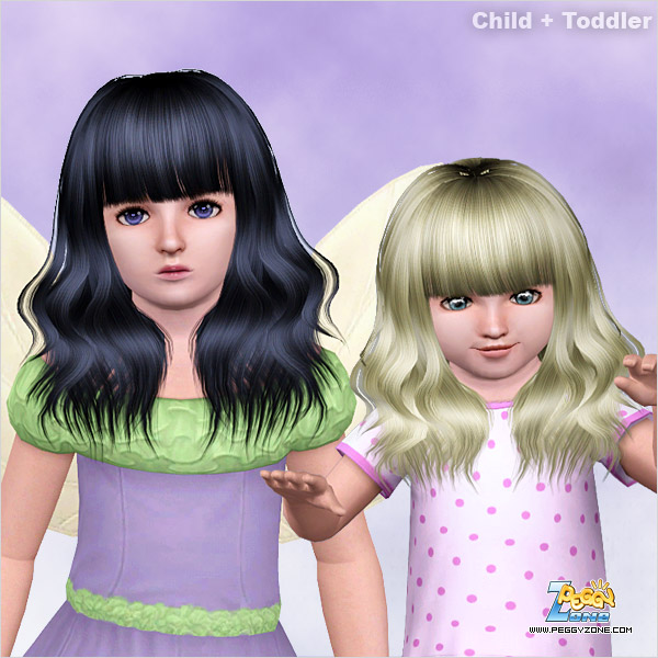 Jagged edges hairstyle ID 521 by Peggy Zone for Sims 3
