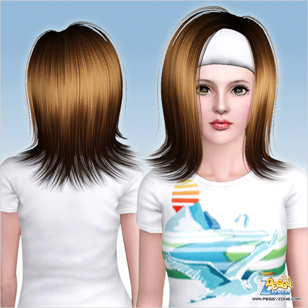 Headband haircut ID 623 by Peggy Zone for Sims 3