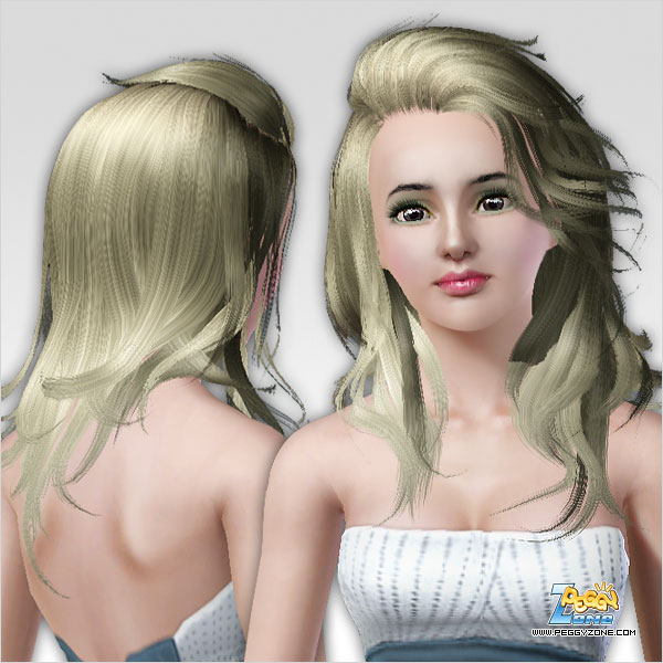 Wild hairstyle ID 334 by Peggy Zone for Sims 3