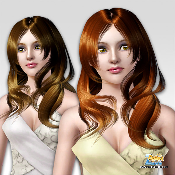 Brilliant dimensionale waves hairstyle ID 100 by Peggy Zone for Sims 3