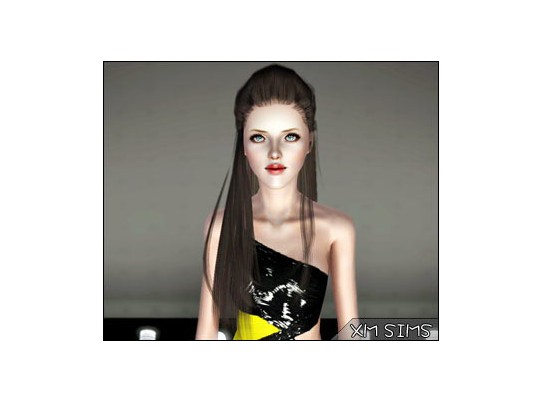 Half up half down hairstyle    alex m306hair by XM Sims for Sims 3