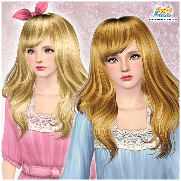sims 4 two tone curly hair mods