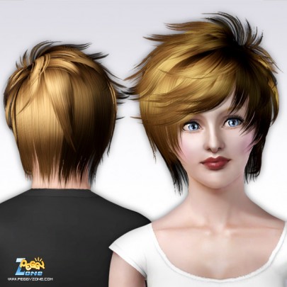 sims 4 spiky hair female cc