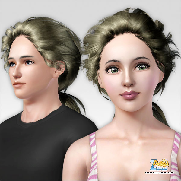 Musketeer hairstyle ID 103 by Peggy Zone for Sims 3