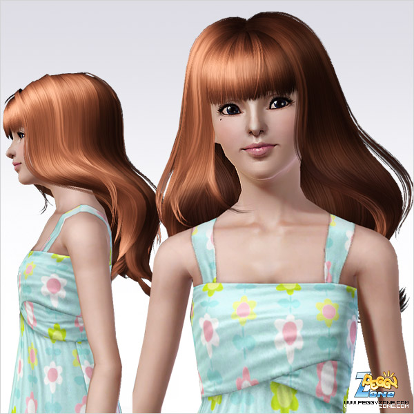 Volume hairstyle ID 149 by Peggy Zone for Sims 3