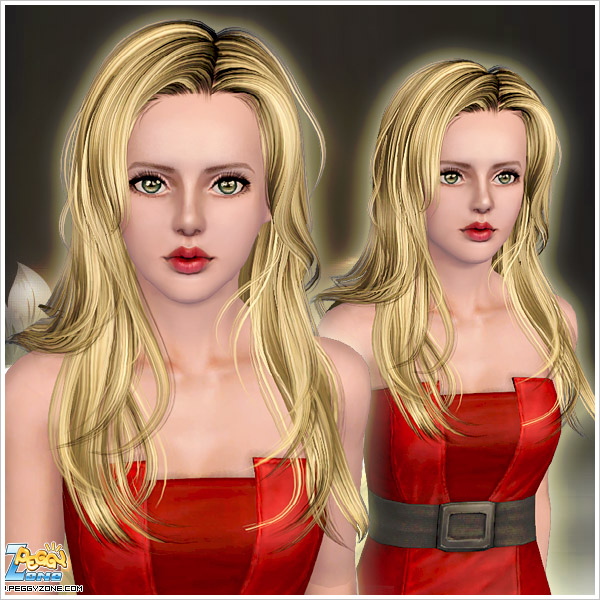 Face framing bangs ID 845 by Peggy Zone for Sims 3